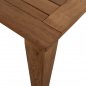 Preview: OUTDOOR-SET 4-TLG. MASSIVES IROKO-HOLZ IN WALNUSSFARBE & BEIGE KISSEN