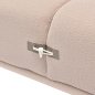 Preview: SOFA SET 2-TLG. TERIN BEIGE STOFF-SCHWARZE METALLBEINE