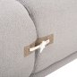 Preview: SOFA SET 2-TLG. TERIN GRAUER STOFF-SCHWARZE METALLBEINE
