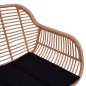 Preview: 4-tlg Loungeset ,,Allegra“ in schwarz-beige