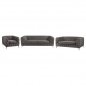 Preview: Set Living Room Albert 3Seater & 2seater & Armchair T.Chesterfield Grey