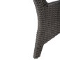Preview: OUTDOOR-LOUNGE-SET RECHTES ECKENSOFA & TISCH GRAU SYNTHETISCHER RATTAN-KISSEN-PS-HOLZ