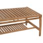 Preview: OUTDOOR-LOUNGE-SET 4-TLG. DOVER RECYCELTES TEAKHOLZ-WEIßE KISSEN