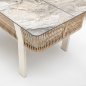 Preview: OUTDOOR-LOUNGE-SET 4-teilig BEIGES ALUMINIUM-CAPPUCCINO-SEIL & KISSEN