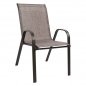 Preview: Outdoor Esstisch Set 3Stck in Braun