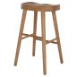 Preview: HOCKER AUS NATURHOLZ 40X37X65cm