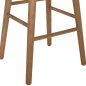 Preview: HOCKER AUS NATURHOLZ 40X37X65cm
