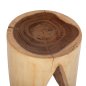 Preview: STOOL ONYX SOLID SUAR WOOD IN NATURAL COLOR-CLAW SHAPE Φ30Χ40Hcm