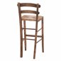 Preview: Taverna Hocker Walnuss Gestell 40x42x105 cm