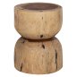 Preview: RUNDER HOCKER FEBRY MASSIVES SUARHOLZ IN NATURAL Φ35x45Hcm