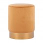 Preview: LEVY STEIN AUS GOLD SAMT 35x42 cm.