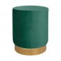 Preview: LEVY STEIN AUS GRUENER SAMT 35x42 cm.