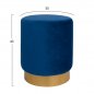 Preview: LEVY STEIN AUS BLAU SAMT 35x42 cm.