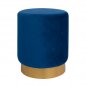 Preview: LEVY STEIN AUS BLAU SAMT 35x42 cm.