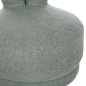 Preview: STOOL WITH BACKREST SWIVEL LIGHT PISTACHIO GREEN TEDDY FABRIC 51x51x61Hcm