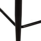 Preview: MITTELHOHER HOCKER AUS GRAUEM TEDDY BOUCLE STOFF MIT SCHWARZEN METALLBEINEN 55x62x105cm