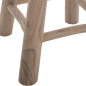 Preview: HOCKER KONT MASSIVES TEAK KURZ NATURAL Φ30Χ45Ηcm