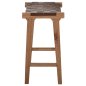 Preview: BARHOCKER MASSIVES TEAK NATUR 40X35X65H