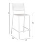 Preview: Bar stool “Zeta” in white