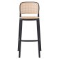Preview: SCHWARZ-BEIGER POLYPROPYLEN-HOCKER 41x53x103 cm