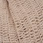 Preview: MACRAME SUNSHADE BEIGE COLOR, 300X300CM