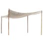 Preview: MACRAME SUNSHADE BEIGE COLOR, 300X300CM
