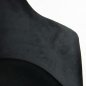 Preview: Velvet chair "Ivy" in black