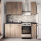 Preview: KITCHEN COMPOSITION MELAMINE SONOMA COUNTERTOP LAMINATE 120x47x84,8 cm WW2465.01