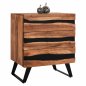 Preview: Drawer Alicia from solid acacia wood 80x38x86 cm