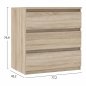 Preview: ΣΥΡΤΑΡΙΕΡΑ BRANCO WW8832.01 ΜΕ 3 ΣΥΡΤΑΡΙΑ SONAMA 77,2x42,2x79,9 εκ.