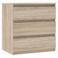 Preview: ΣΥΡΤΑΡΙΕΡΑ BRANCO WW8832.01 ΜΕ 3 ΣΥΡΤΑΡΙΑ SONAMA 77,2x42,2x79,9 εκ.