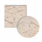 Preview: Επιτραπέζιο μάρμαρο "Bianco Carrara" ø70 cm πάχους 20mm