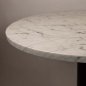Preview: Επιτραπέζιο μάρμαρο "Bianco Carrara" ø70 cm πάχους 20mm