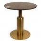 Preview: Table top marble "Nero Marquina" ø70 cm 20mm thick