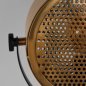 Preview: Tischleuchte Muse 20x20x60 cm Antikgoldenes Metall l Schwarzes Metall