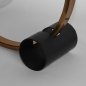 Preview: Table lamp ring 38x12x38 cm Antique gold metal l Black metal