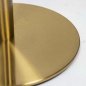 Preview: Tischuntergestell "Dice" aus Stahl 110cm Höhe aus schwarz und gold