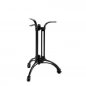 Preview: Outdoor Tischuntergestell "Tivoli 3" aus  Aluminiumguss 72cm Höhe in Schwarz