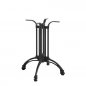 Preview: Outdoor Tischuntergestell "Tivoli 4" aus Aluminiumguss 72cm Höhe in Schwarz