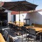 Preview: Terrassentischplatte "TEAK" aus Holz 120x80cm