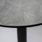 Preview: HPL Tischplatte "Enfiber Nereta Grey" Ø80cm 12mm Dicke