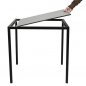 Preview: Outdoor Tischuntergestell "Enfiber" aus Aluminium Höhe 75 cm