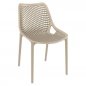 Preview: Stuhl "Air" aus Polypropylen in taupe
