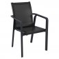 Preview: Aluminium Sessel "Lace" in schwarz