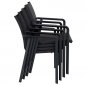 Preview: Aluminium Sessel "Lace" in schwarz