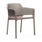 Preview: Sessel "Net" aus Polypropylen in taupe