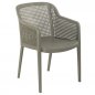 Preview: Sessel "Octa" aus Polypropylen in Taupe