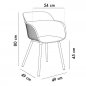 Preview: Sessel „Shell“ aus Polypropylen in Schwarz