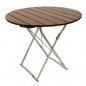 Preview: Hochwertiger klappbarer Biergarten-Tisch 90 cm x 75 cm