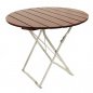 Preview: Hochwertiger klappbarer Biergarten-Tisch 90 cm x 75 cm